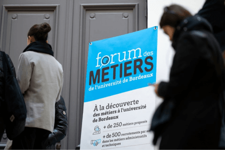 Forum des métiers de l'université de Bordeaux
